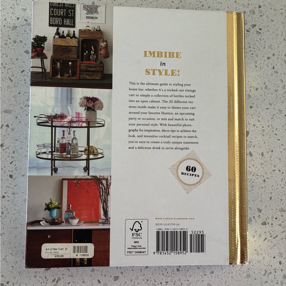 The Art of the Bar Cart Book - Picture 4 of 5